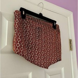 brown bandeau scarf top 🤎